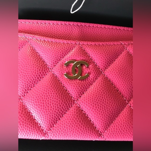 Chanel Pink Quilted Card Holder - Picture 7 of 7